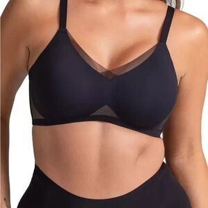 EUC - HoneyLove Crossover Wireless Bra - Black - Size XL